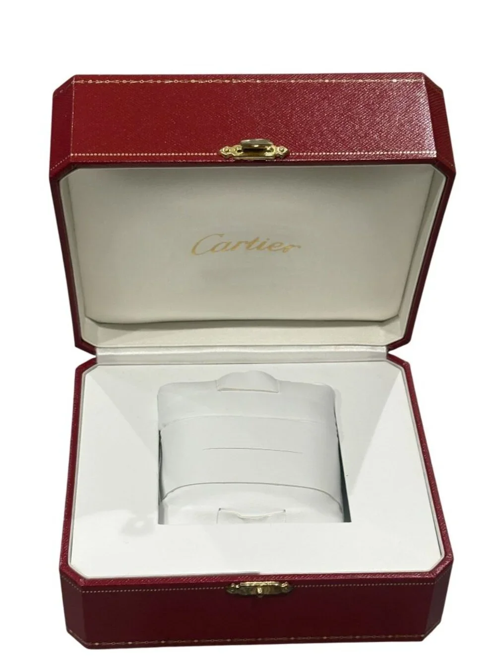 Cartier COWA0043 Vintage Watch Box in Red Leather/All White Interior